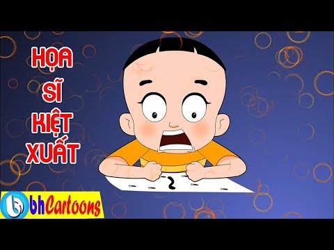 Con Đầu To Thành Họa Sĩ | Phim Hoạt Hình Bố Đầu Nhỏ Con Đầu To | Hoạt Hình Vui Nhộn Hay Nhất 2018