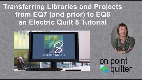 Transferring Libraries and Projects to EQ8