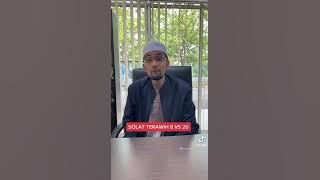 Solat Terawih | 8 Rakaat Atau 20 Rakaat? | Dr Rozaimi Ramle