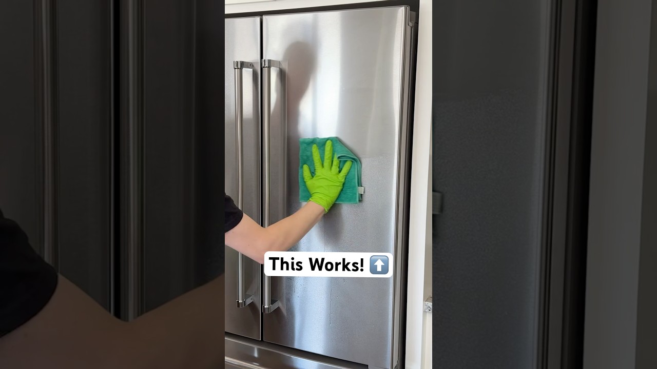 Easily clean smudges and streaks on stainless steel with this! 