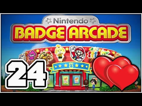 Nintendo Badge Arcade - Part 24: Valentines Day Mario Chocolates! (Nintendo 3DS Playthrough)