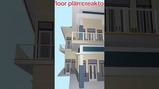 di gambar memakai aplikasi floor plan creaktor