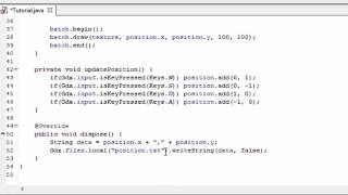 libGDX Tutorial #24 - Files : Laden