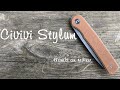 Civivi Stylum front flipper pocket knife - hands on review