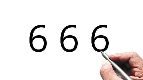 How to draw python from number 666