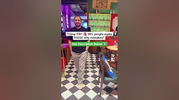 “Filing ITR? 🚨 90% people make THESE silly mistakes!” #shorts