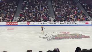 Alexandra Trusova Ladies Freeskate Skate America 2021 Team Russia Cruella de Vil