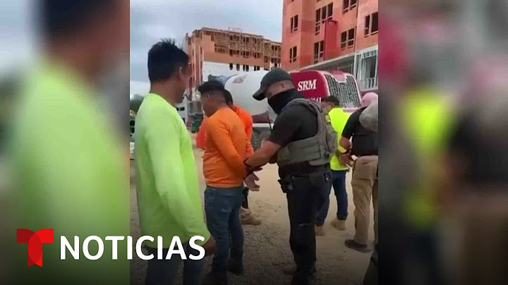 Arrestan en redada a más de 100 trabajadores de la construcción en Florida | Noticias Telemundo
