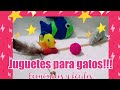 Como hacer juguetes para gatos. #manualidades #gatos #juegos  #mishi #pets #petstoys #playground