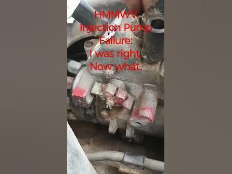 Repair or replace the HMMWV injection pump? - YouTube