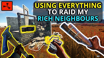 Using Every SOLO RAIDING Method To RAID My STACKED Neighbour