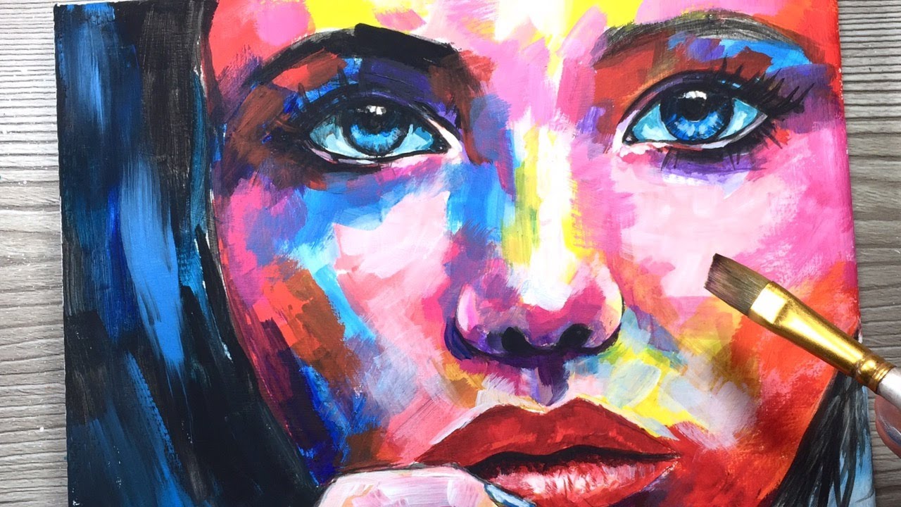 Create an Abstract Painting with an Easy Face: Follow these 5 Simple Steps!