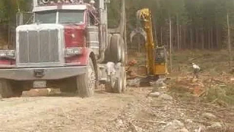 Joe Zender and sons Logging with Tellefsen trucking.