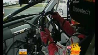 Tasmania 2009 Qualifying Ingall Gives Murphy the Finger