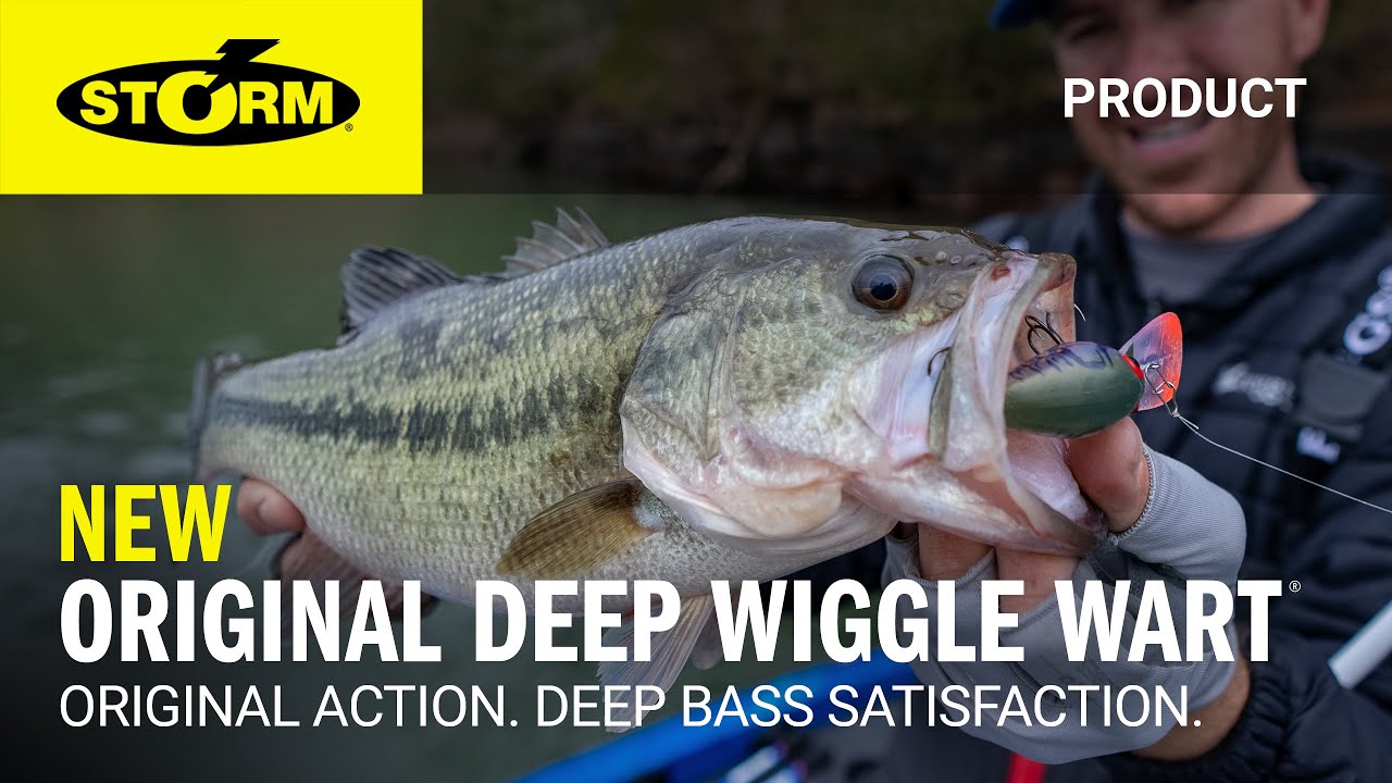 NEW Storm® Original Deep Wiggle Wart®  Original Action. Deep Bass  Satisfaction. 