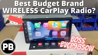 Best Budget Brand WIRELESS CARPLAY / ANDROID Radio? | Boss BVCP9850W
