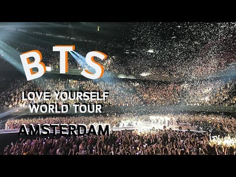 FRONT ROW SEATS AT BTS FIRST CONCERT IN AMSTERDAM