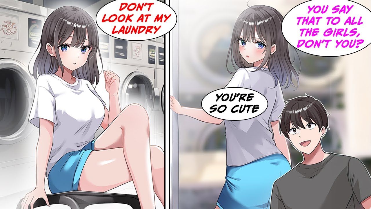 [Manga Dub] I always meet the same pretty girl at the laundry mat... when I compliment her, she...