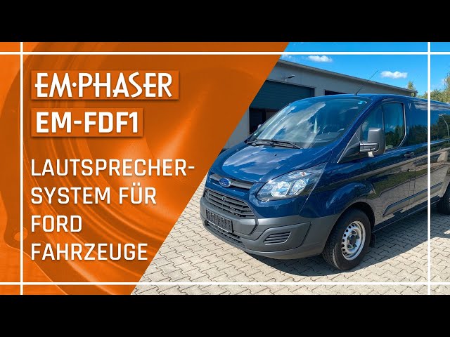 Lautsprecher einbauen im Ford Transit 2G