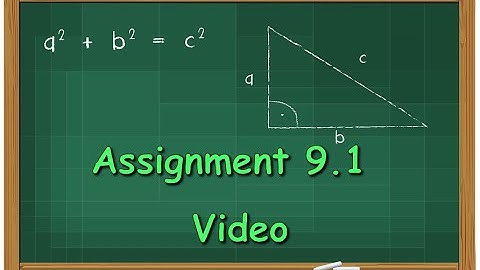 Assignment 9.1 Video