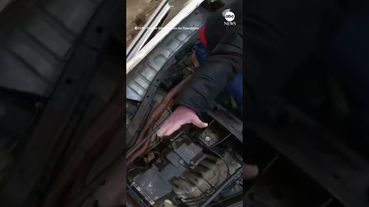 Firefighters rescue woman from overturned vehicle in California creek