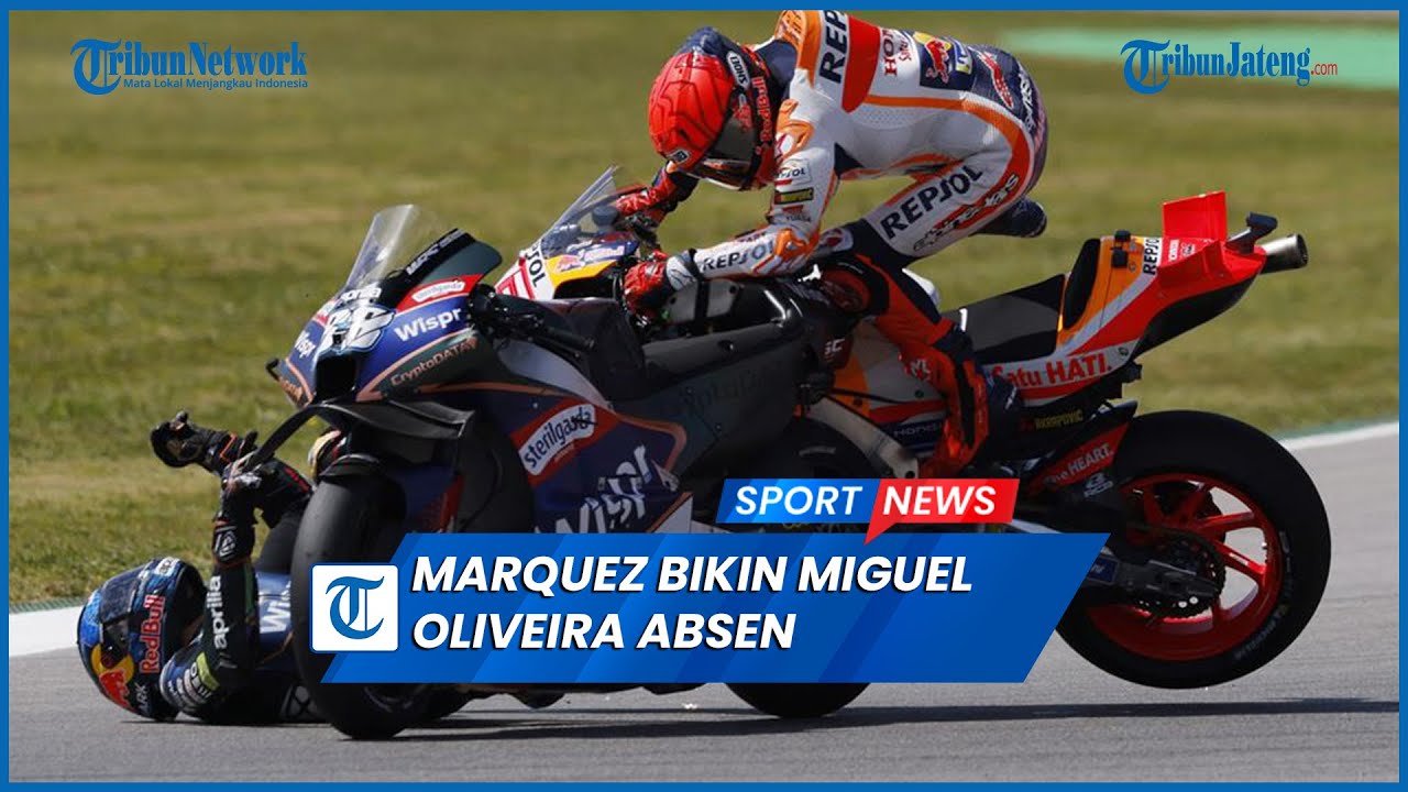 Aksi Nekat Marc Marquez Bikin Miguel Oliveira Absen di MotoGP Argentina ...