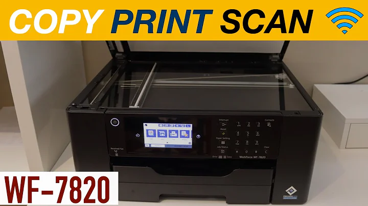 Epson WorkForce WF-7820 Scanning, Printing & Copying.