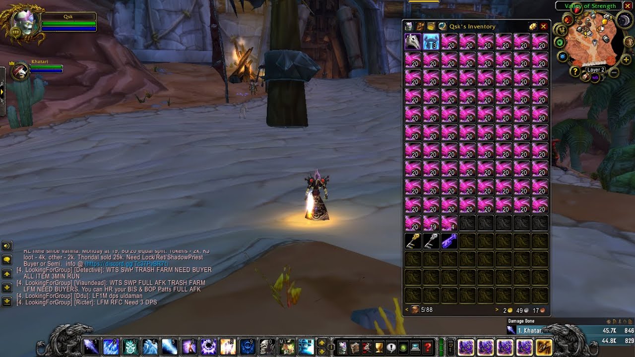 Emerald Ripper 41 Mobs In Karazhan Nice Loot For Farm In 4 Minutes !!! Unlimited Rest ...