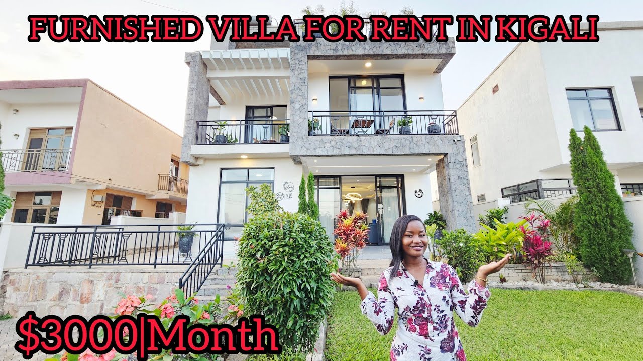 BEAUTIFUL FURNISHED BIG HOUSE FOR RENT IN KIGALI RWANDA 🇷🇼