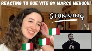 ITALY EUROVISION 2023 - REACTING TO ‘DUE VITE’ BY MARCO MENGONI (FIRST LISTEN)