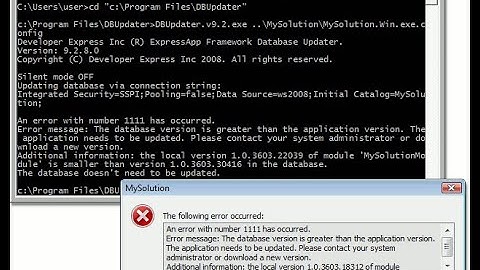 XAF - How to create or update your database with the DBUpdater