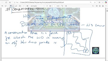 ⚡ Work-Energy Theorem & Conservation of Energy |  IGNOU MSc Physics | Lec 5 | The Learning Circuit