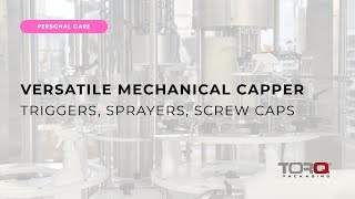 CAPPER FOR TRIGGERS, SCREW CAPS AND SPRAYERS