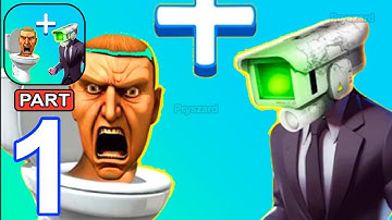 Merge Toilet Monster Battle - Gameplay Walkthrough Part 1 Skibidi Toilet War Attack Merge (Android)