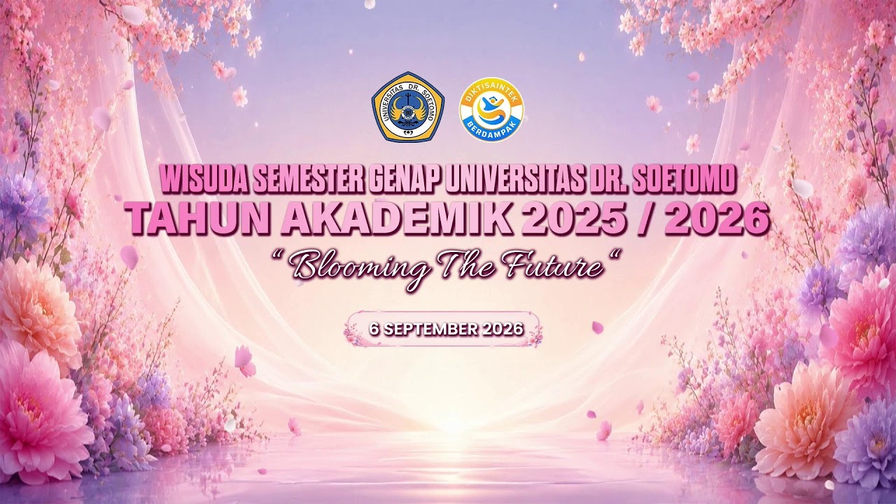 Wisuda Universitas Dr. Soetomo semester Genap  Tahun Akademik 2025/2026