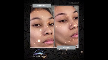 Clients Before and After Eyebrow Threading v2