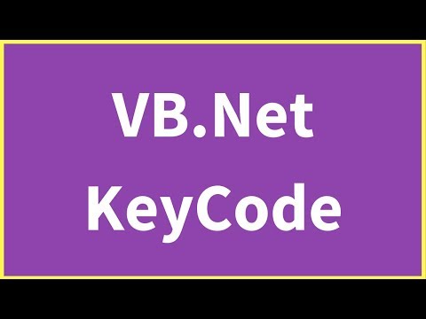 VB.Net KeyCode