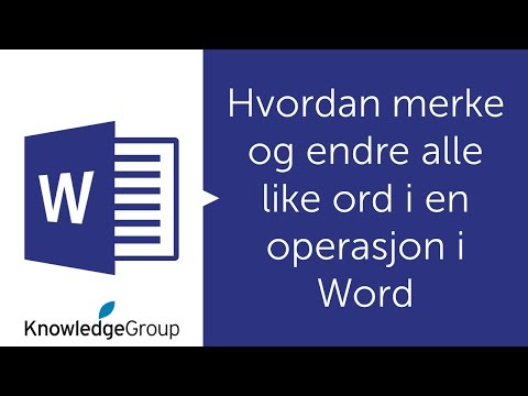 Video: Hvordan Understreke Et Ord I Word