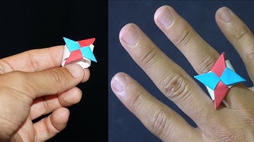 Origami Ninja Star Ring! (Fun & Easy) - Rob