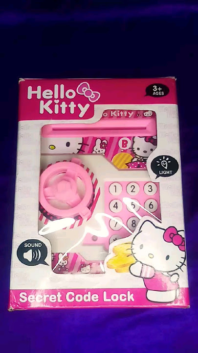 Atm 🏛 piggy bank with electronic lock,  hello kitty piggy bank #hellokitty #piggybank