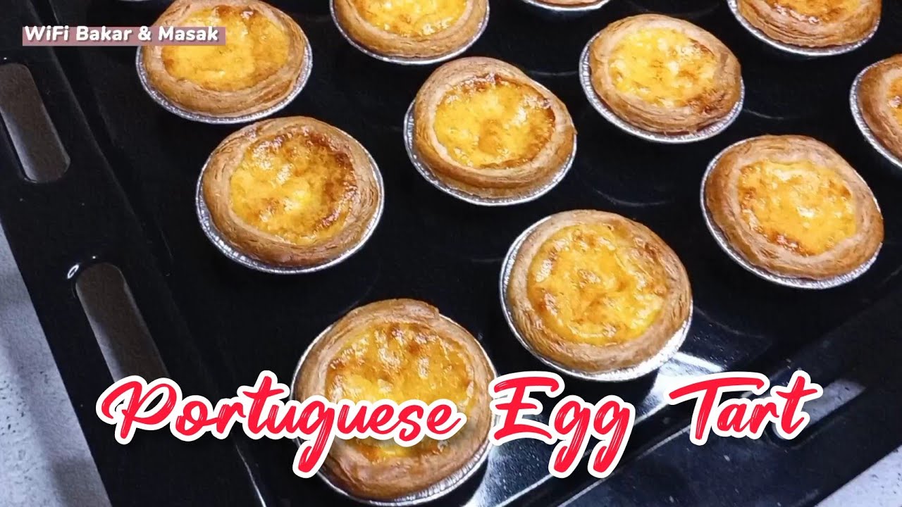 Tart telur portugis resepi Tat Telur