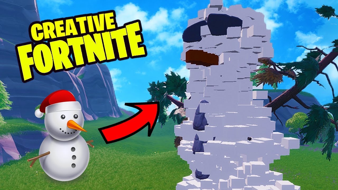 the little club daycare BUILDING A SNOWMAN IN FORTNITE! - Fortnite Season 7