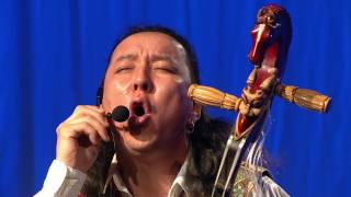 Mongolian throat singing Delehei, a Mongol musician
