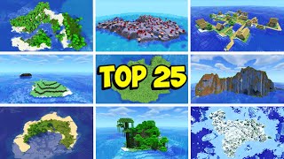 TOP 25 Minecraft ISLAND SEEDS 1.20 (Java & Bedrock)