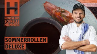 Schnelles Sommerrollen mit gebratenem Rumpsteak Rezept von Steffen Henssler