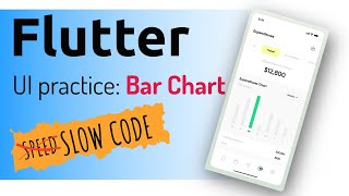 Flutter UI practice. Chart, Horizontal List View, etc. Slow code ;)
