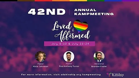 Kampmeeting 2021 - Saturday, July 10 - Pastor Alic...