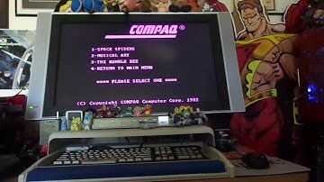 Compaq Desk Pro Demo from 1985