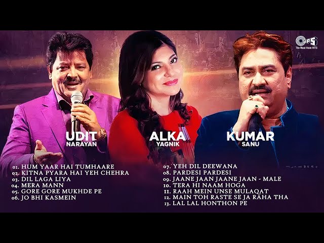 90s Songs Forever | Best Of Udit Narayan, Alka Yagnik, Kumar Sanu Songs class=