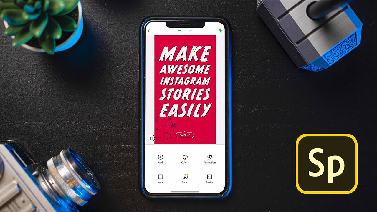 Create Awesome Instagram Stories in a minute with Adobe Spark! - YouTube